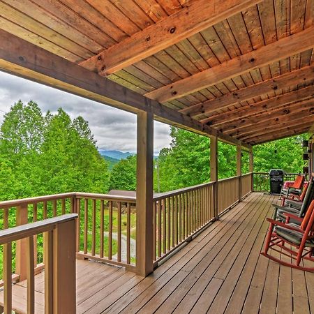 Bryson City Cabin With Hot Tub, Views And Pool Table! מראה חיצוני תמונה