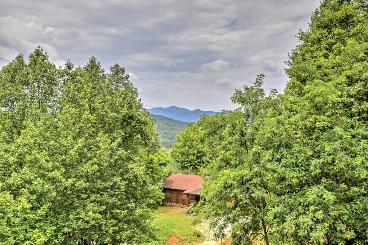 Bryson City Cabin With Hot Tub, Views And Pool Table! מראה חיצוני תמונה